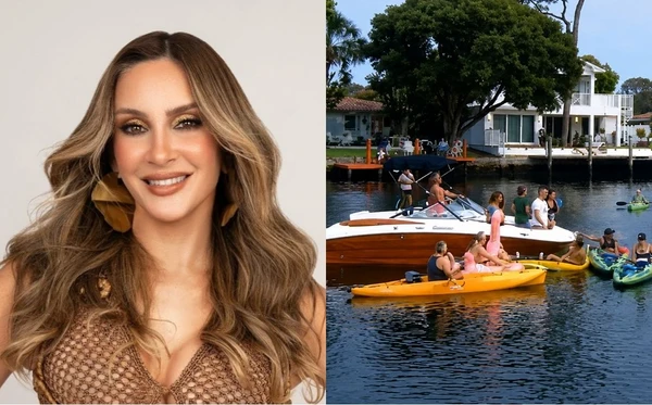 Mansão de Claudia Leitte em Miami tem canal privativo, piscina e espaço para lancha