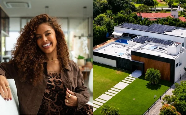 Mansão de Sthefane Matos e Kevi Jonny na Bahia tem piscina com cascata e vale R$ 12 milhões