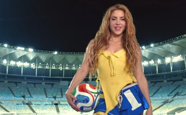 Shakira grava no Maracanã o clipe da música oficial da Copa de 2026