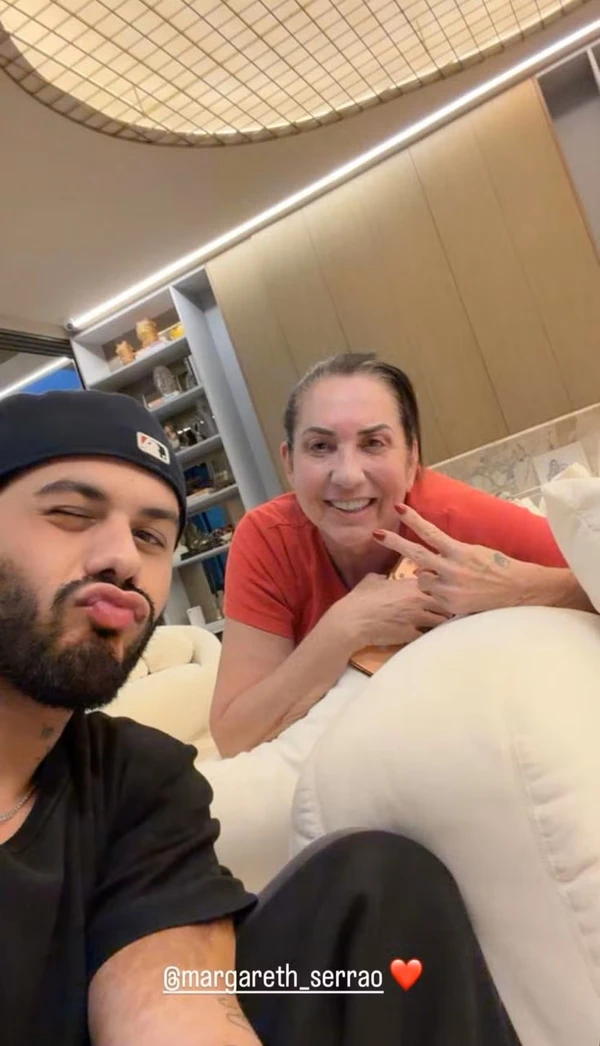 Zé Felipe e Margareth Serrão