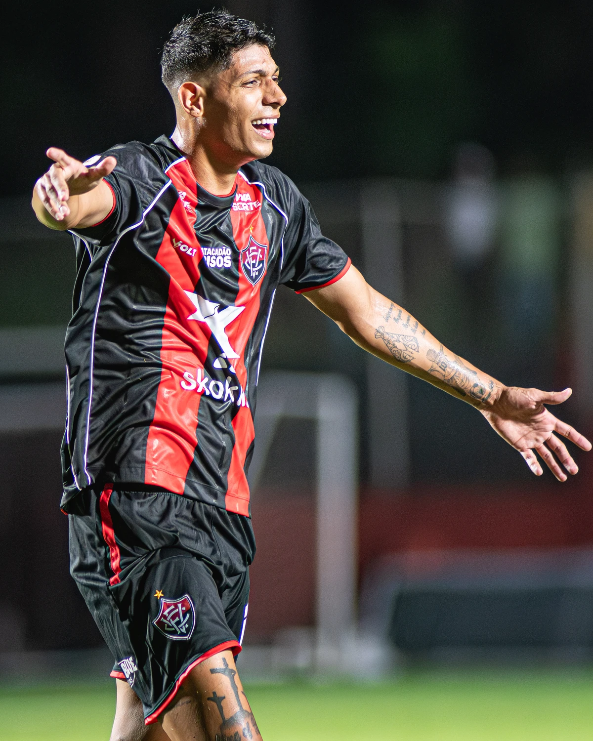 Zé Vitor em ação pelo Vitória por Victor Ferreira/ECV