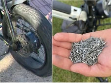 Imagem - Armadilhas em ciclovias: objetos metálicos espalhados em capital causam prejuízos e atrasos para donos de bicicleta