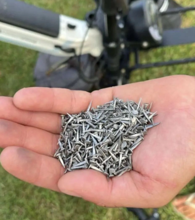 Ciclistas mostram tachinhas por Reprodução