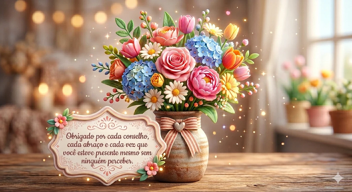 Mensagens para mães no Dia das Mães por Imagem gerada com IA 