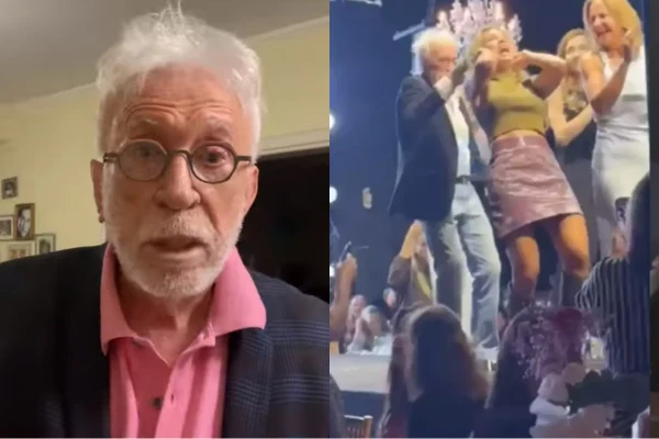 Moacyr Franco puxou cabelo de mulher em evento beneficente por Reprodução