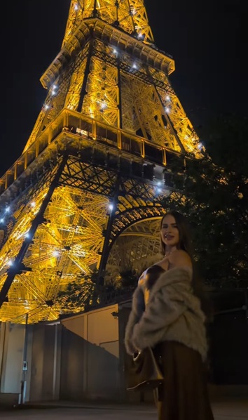 Romário e Bárbara Cavalcanti estão em Paris, na França por Reprodução/Instagram