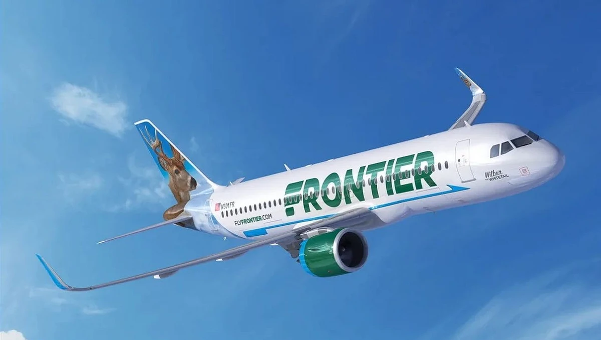 Avião da Frontier Airlines