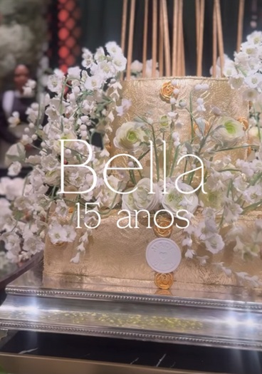 Festa de 15 anos de Isabella, filha de Kaká e Carol Celico por Reprodução/Instagram