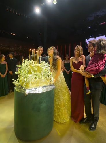 Festa de 15 anos de Isabella, filha de Kaká e Carol Celico por Reprodução/Instagram