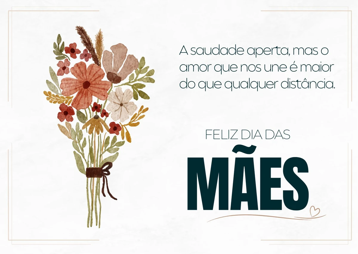 Mensagens para mães que têm filhos que moram longe no Dia das Mães por CORREIO