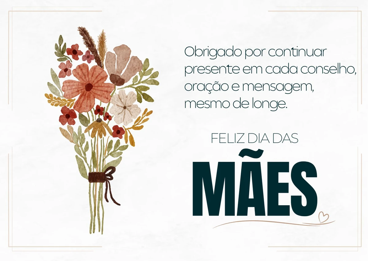 Mensagens para mães que têm filhos que moram longe no Dia das Mães por CORREIO