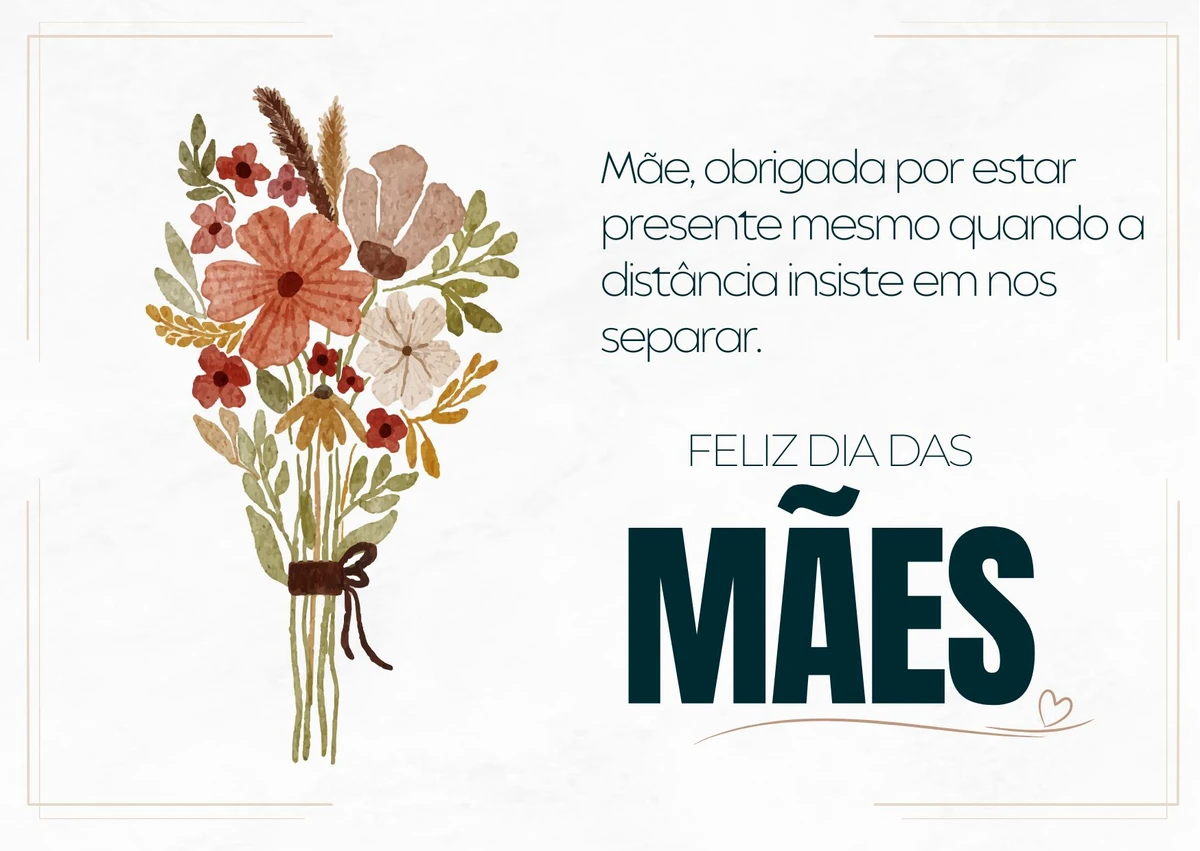 Mensagens para mães que têm filhos que moram longe no Dia das Mães por CORREIO