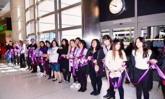 Projeto Fita Roxa (Purple Ribbon Army) por Reprodução