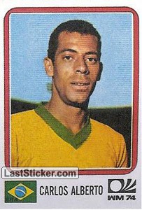 Carlos Alberto Torres (1974) - Capitão do tri em 70, Se contundiu e ficou de fora por LastSticker/Reprodução