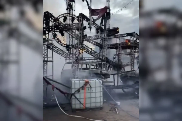 Circo do Tirú amanheceu destruído após incêndio por Reprodução