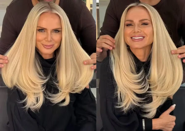 Eliana renovou seu famoso cabelo loiro e ganhou elogios de famosas por Reprodução/Instagram
