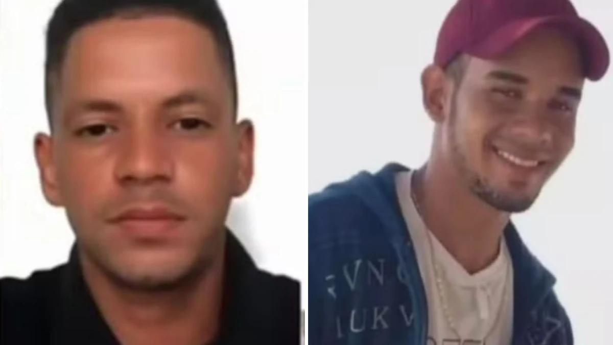 Ilmar Gama de Souza (esquerda) e Gildeson Gama Leite (direita)