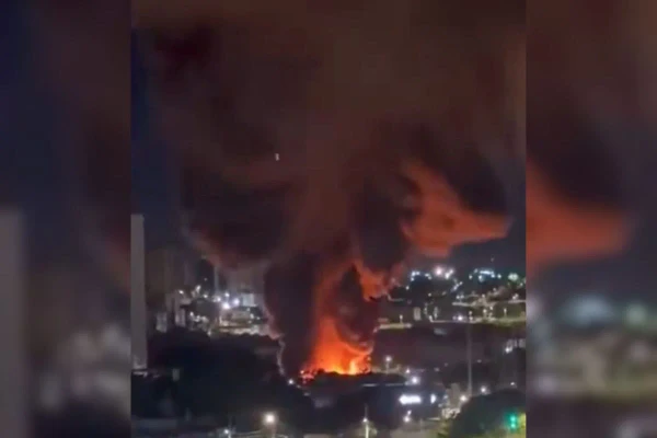 Incêndio atingiu Circo do Tirú em Natal por Reprodução