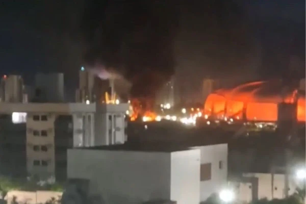 Incêndio atingiu Circo do Tirú em Natal por Reprodução