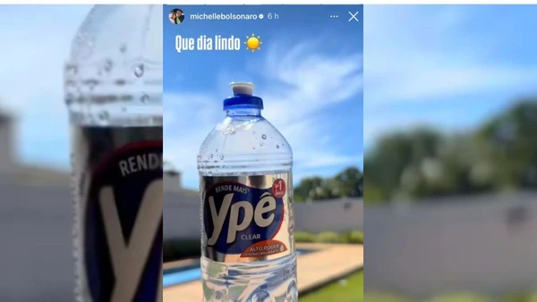 A ex-primeira-dama Michelle Bolsonaro compartilhou registros com os detergentes, reforçando a narrativa de defesa da empresa. Reprodução/Instagram @_michellebolsonaro por instagram