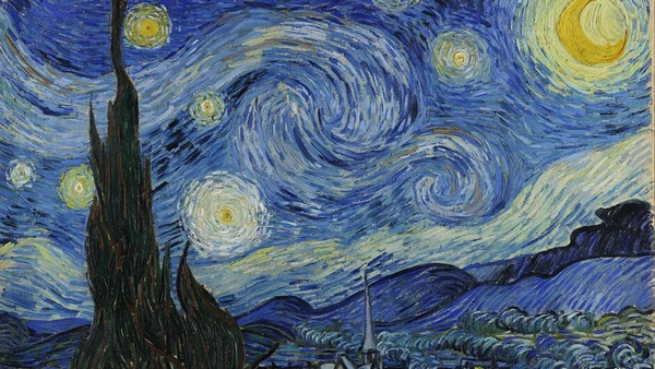 Na prática, o quadro mostra menos uma noite vista como fotografia e mais uma noite reconstruída pela cabeça de Van Gogh