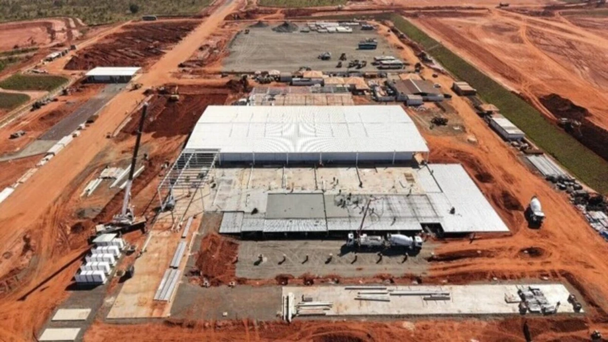 Obras em outubro do ano passado