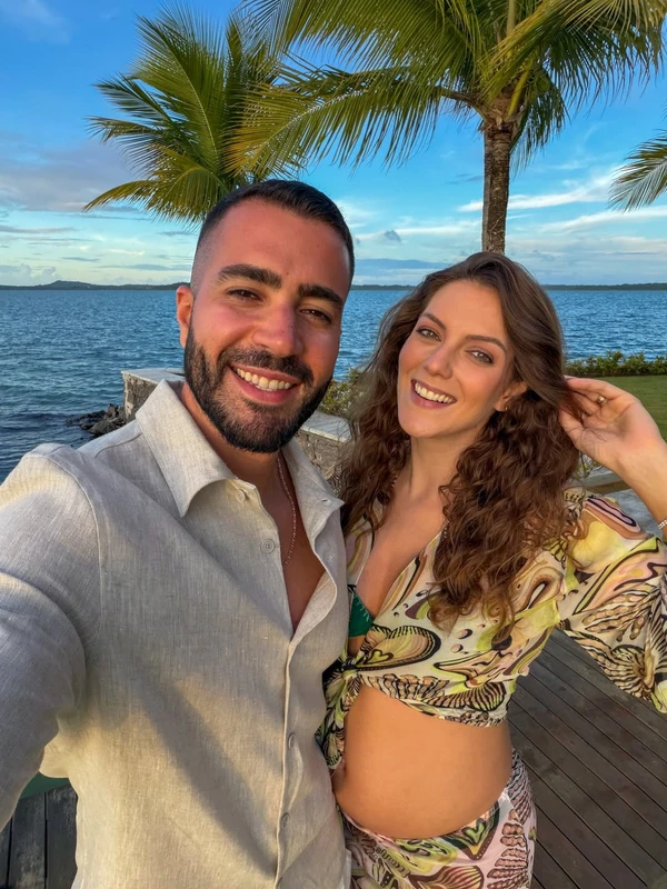 Pati Guerra está grávida da primeira filha com Rafa Marques por Reprodução/Instagram
