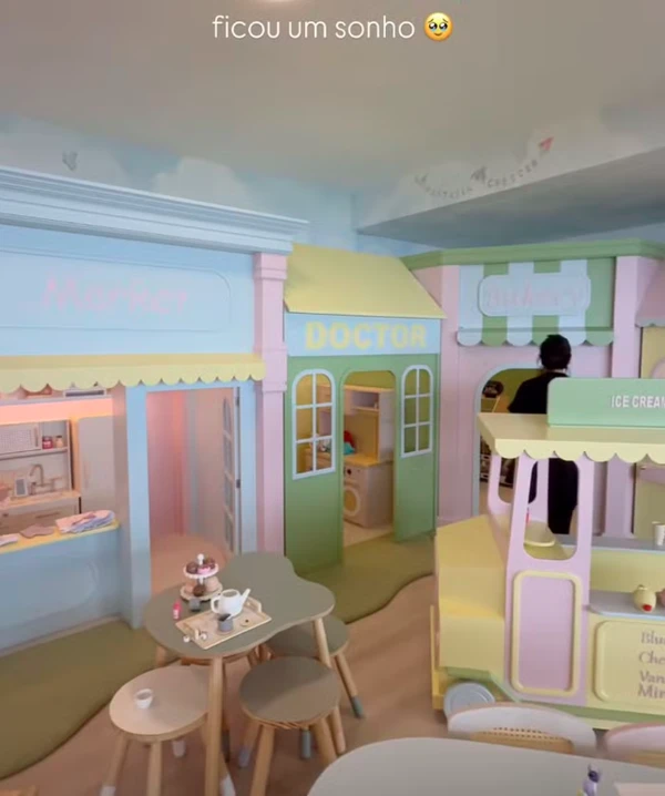 Quarto de Mavie e Mel Biancardi por Reprodução | Instagram