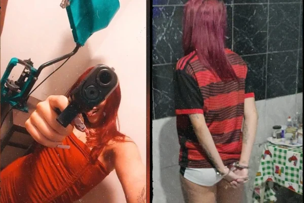 Quem é a ‘Ruiva do Job’, conhecida nas redes sociais por ostentar dinheiro, armas e divulgar conteúdo adulto