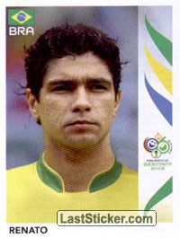 Renato (2006) - Participou de Copa América 2004 e Copa das Confederações 2005 , mas foi esquecido no ano da Copa por LastSticker/Reprodução 