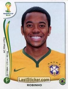 Robinho (2013) - Recebeu chances em 2013, mas não foi chamado por Felipão para a Copa por LastSticker/Reprodução