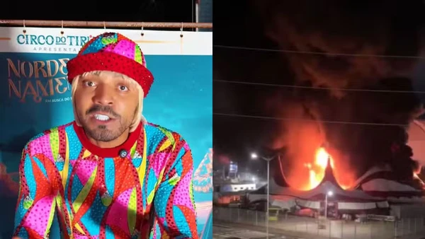 Tirulipa se pronuncia após incêndio no Circo do Tirú  por Reprodução