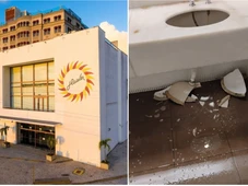 Imagem - Cine Glauber Rocha divulga imagens de vandalismo após limitar acesso ao terraço: 'Ambiente voltou a ser tranquilo'