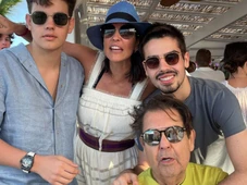 Imagem - Faustão faz rara aparição ao lado da família e surpreende