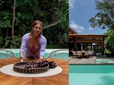 Imagem - Como é a mansão refúgio de verão de Heloísa Périssé na Bahia com piscina, mata e clima de resort
