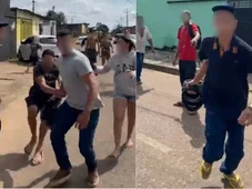 Imagem - Repórter é cercado e agredido em transmissão ao vivo após acidente com morte