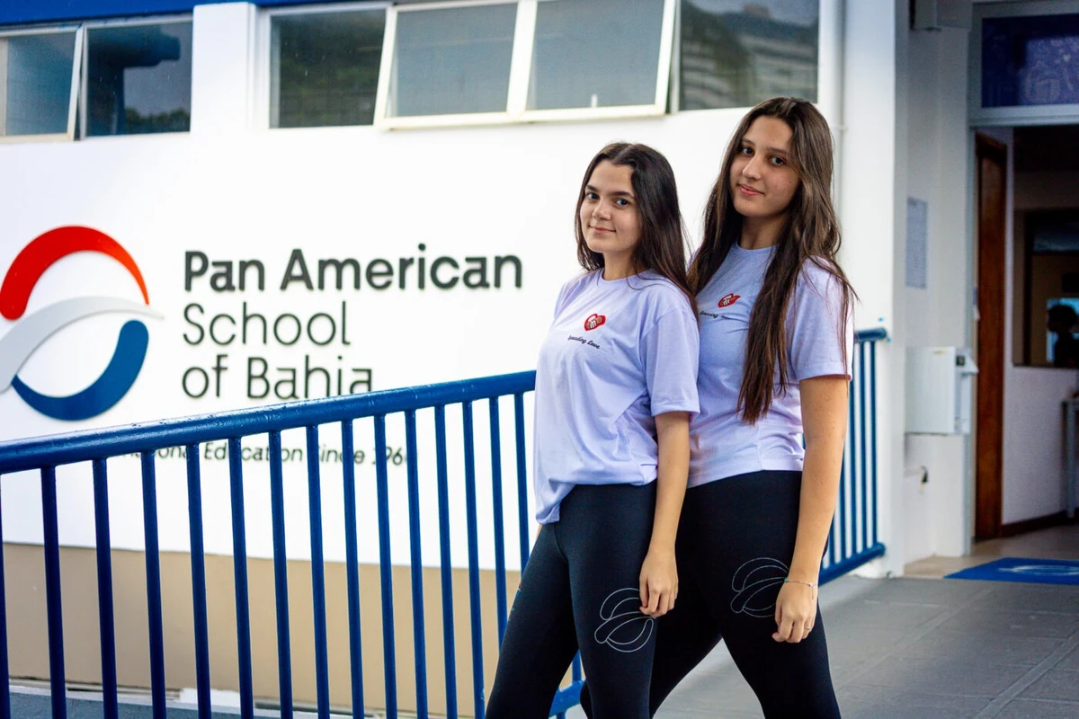 As estudantes Valentina Accioly e Valentina El Hireche