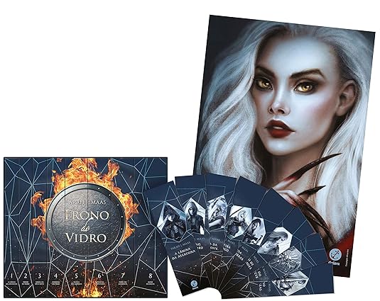 Box de Trono de Vidro (Galera), de Sarah J Maas. Trono de Vidro conta a saga de Celaena Sardothien, assassina nascida em uma terra sem magia, onde o rei governa com mão de ferro. Depois de cumprir um ano de trabalho escravo nas minas de sal de Endovier por seus crimes, ela é arrastada diante do príncipe herdeiro. Nesta terça, estava de R$ 399 por R$199. Link: https://amzn.to/4tw4sHx por Reprodução