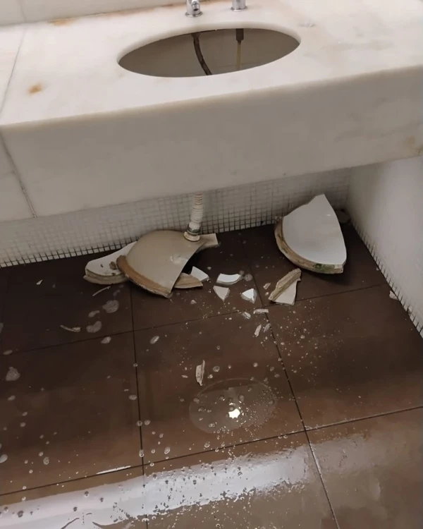 Cine Glauber Rocha divulgou imagens de depredação por Divulgação