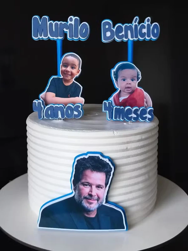 Confeiteira viraliza com bolo de aniversário inspirado em Murilo Benício por Reprodução 