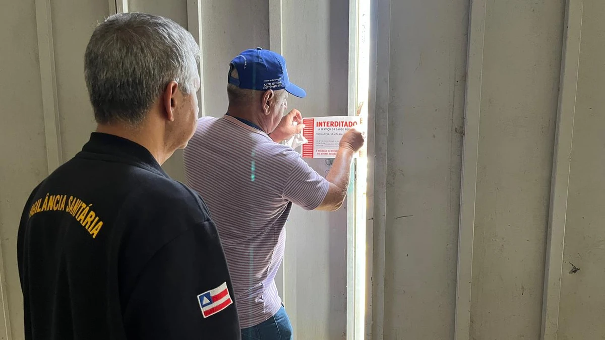 Estabelecimento interditado fica na cidade de Vitória da Conquista por Divulgação