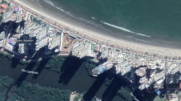 Imagem aérea em 2020 por Reprodução