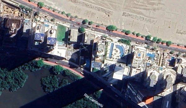Imagem aérea em 2025 por Reprodução