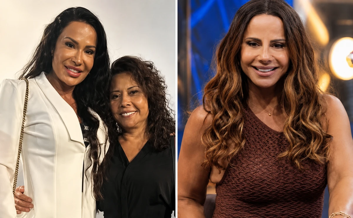 Mãe de Gracyanne Barbosa criticou Viviane Araújo após atriz dizer que ficou desconfortável em beijar Belo na novela