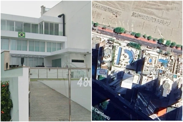 Mansão fica na orla de Balneário Camboriú