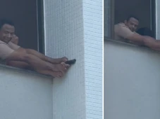 Imagem - Mulher tenta conter policial armado em surto dentro de hotel na Bahia