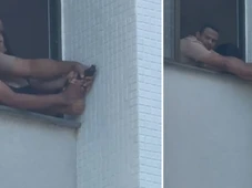 Imagem - Mulher tenta conter policial armado em surto dentro de hotel na Bahia