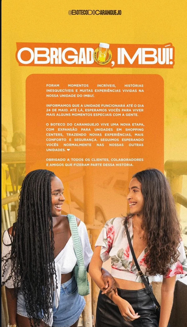 Boteco do Caranguejo anuncia fim de unidade em Salvador por Reprodução