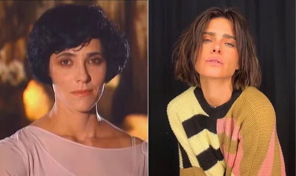 Christiane Torlonie era Diná em A Viagem (1994), e no filme de 2026, Carolina Dieckmann assume a personagem  por Reprodução