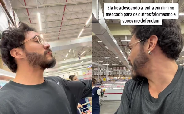 Eliezer fez as compras da casa com funcionária